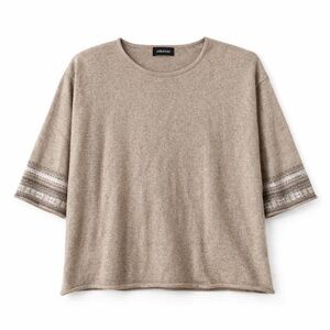 Eskandar 100% Cashmere Sweater Oversized One Size Neutral Minimalist